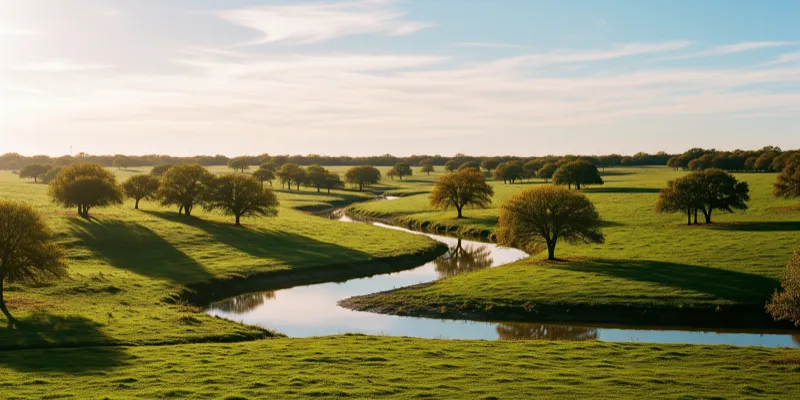 Buffalo Creek in Buffalo, Texas