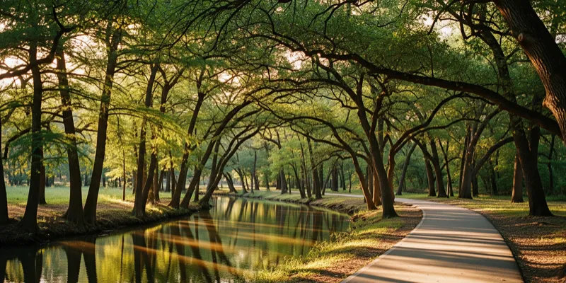 Cypress Creek greenway in Cypress, Texas
