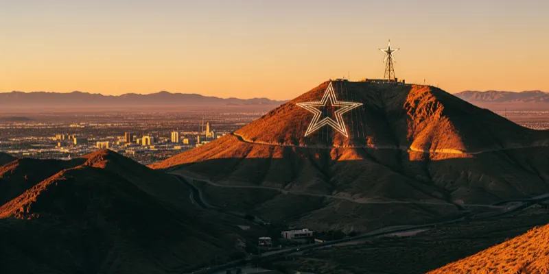 Star on the Mountain in El Paso, Texas