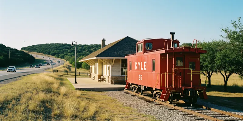 Kyle Railroad Depot in Kyle, Texas
