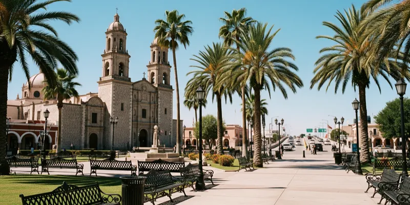 San Agustin Plaza in Laredo, Texas