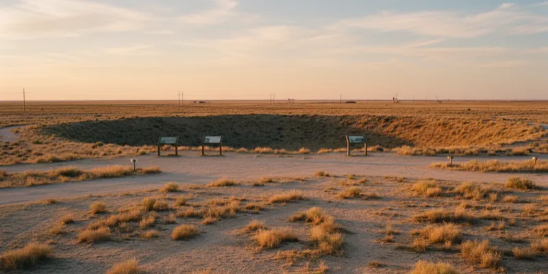 Odessa Meteor Crater in Odessa, Texas