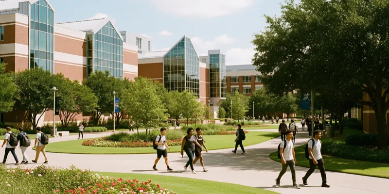 UT Dallas campus in Richardson, Texas