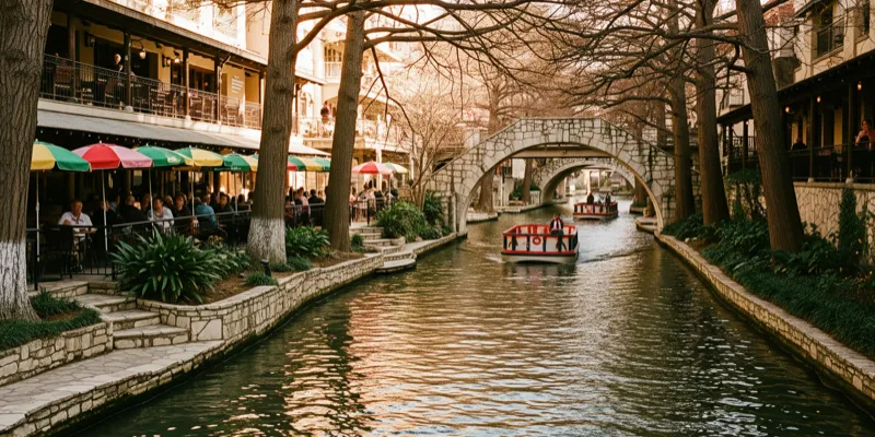 San Antonio River Walk in San Antonio, Texas