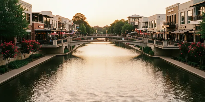The Waterway in The Woodlands, Texas